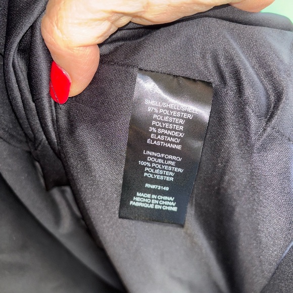 Dakota Blue XXL Womens Crepe Blazer Black - Picture 8 of 10